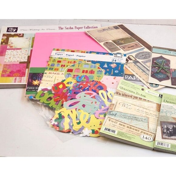 Marcella Memory Pockets & Ancestry Cardstock Stickers Kit For Scrapbooking - Picture 4 of 16